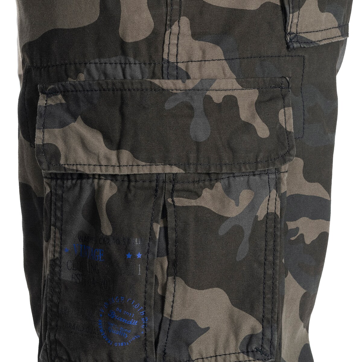 Spodnie wojskowe Brandit Pure Vintage Slim Fit Dark Camo