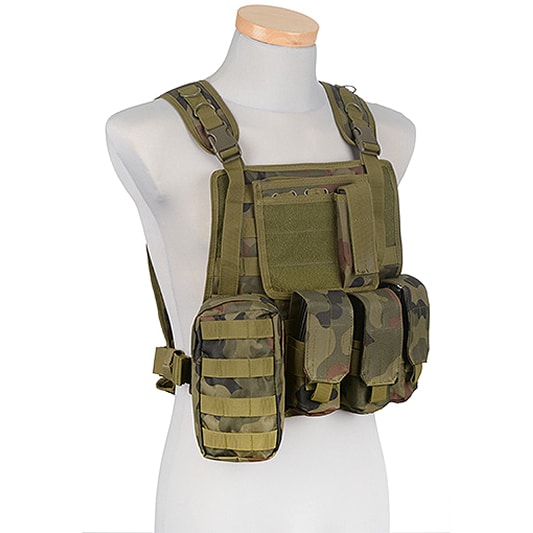 Kamizelka taktyczna GFC Tactical typu MBSS - wz.93 Pantera PL Woodland