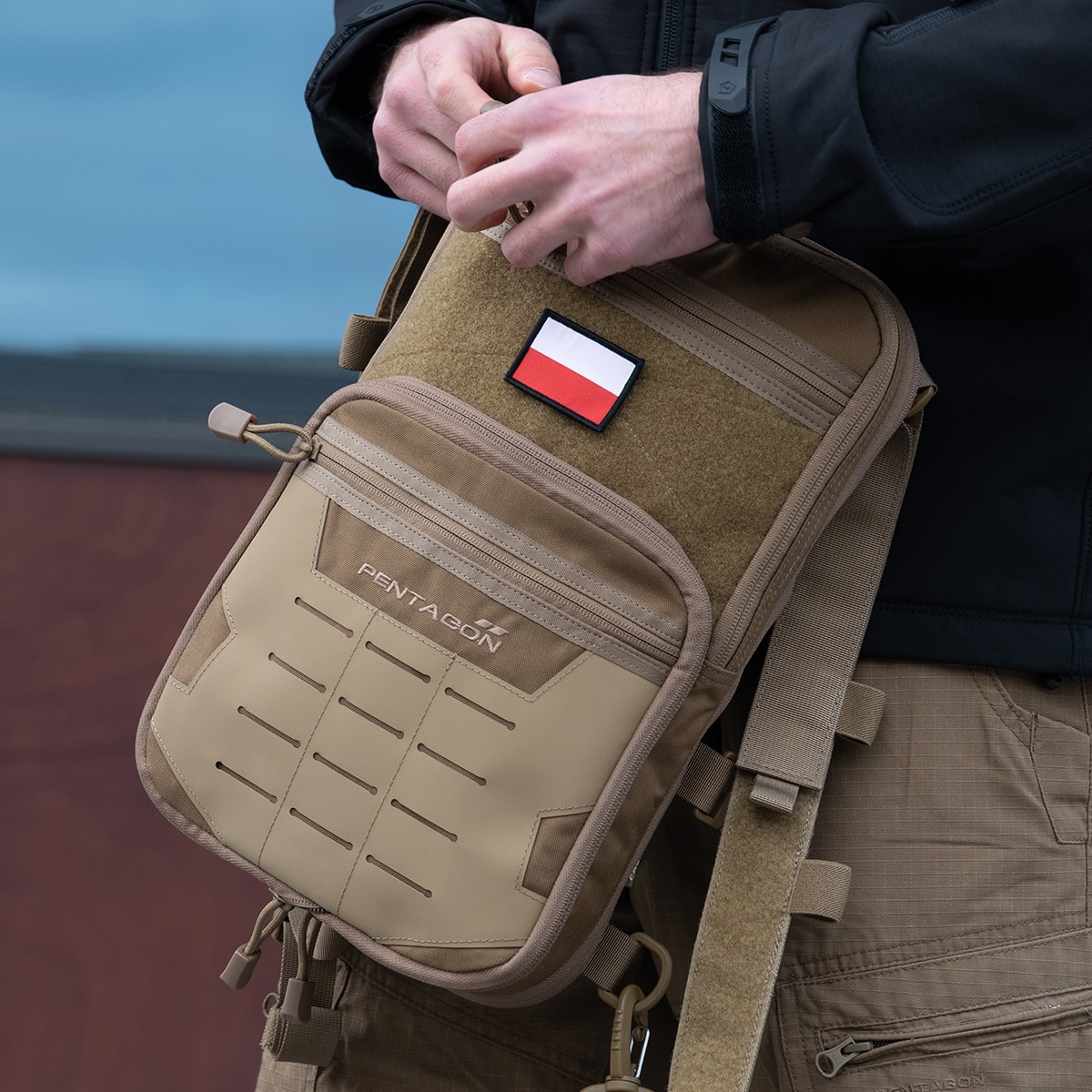 Emblemat velcro Texar PL