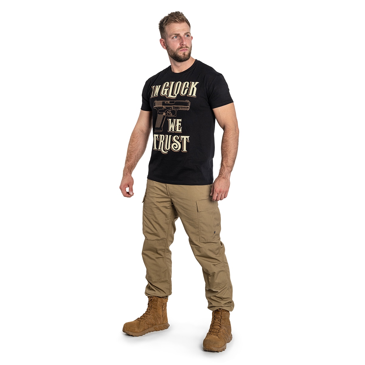 Футболка T-Shirt War Hog In Glock We Trust - Black