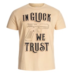 Koszulka T-Shirt War Hog In Glock We Trust - Coyote