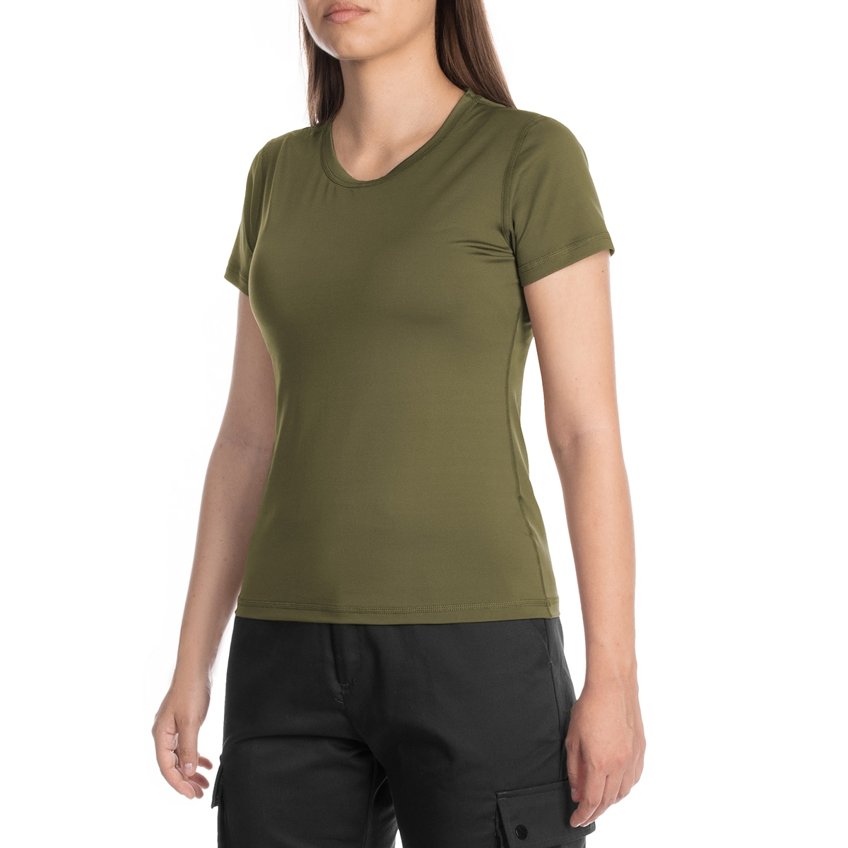 Koszulka termoaktywna damska Greg Tactical TC03 Short Sleeve - Khaki