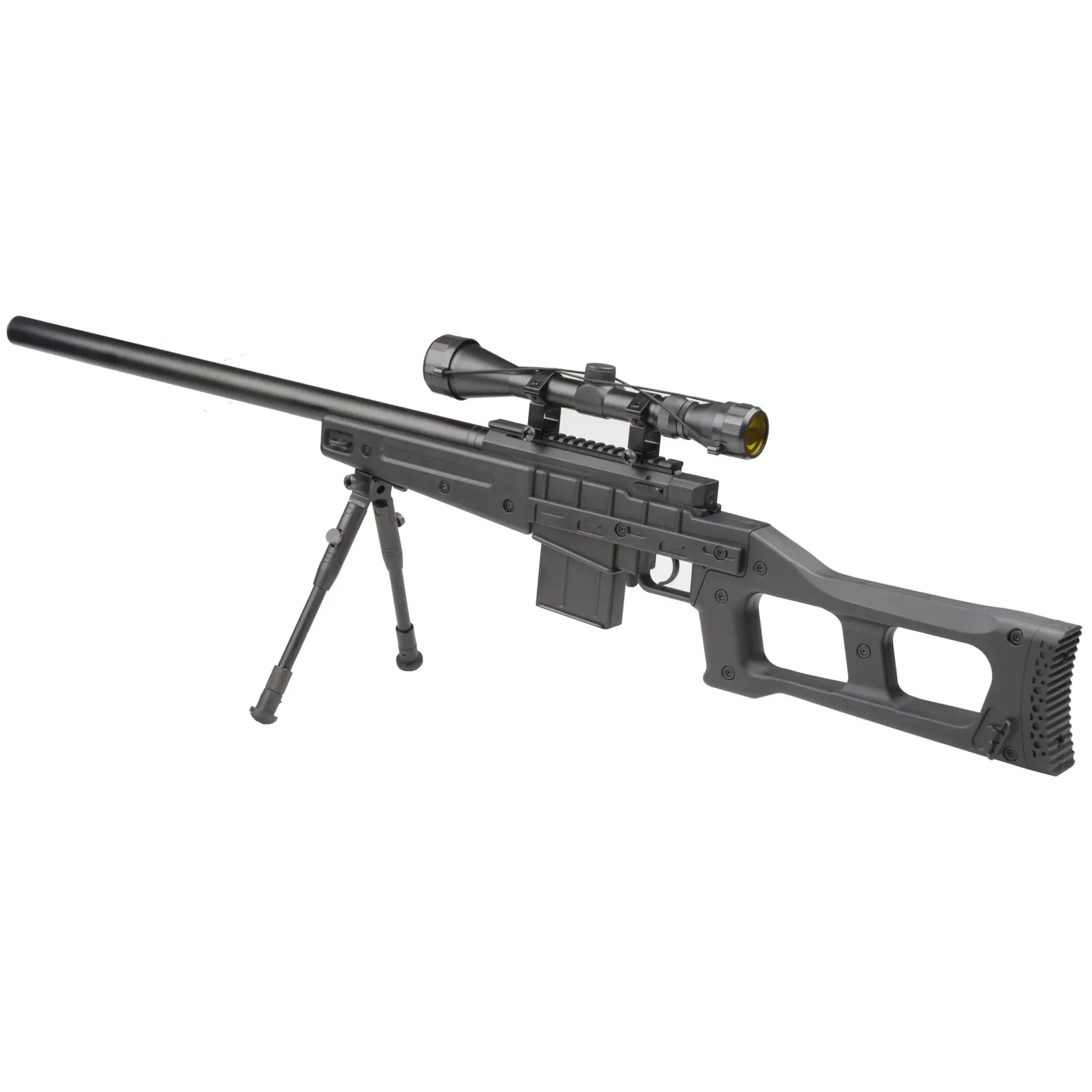 Снайперська гвинтівка ASG Well MB4408D з оптичним прицілом та сошкою