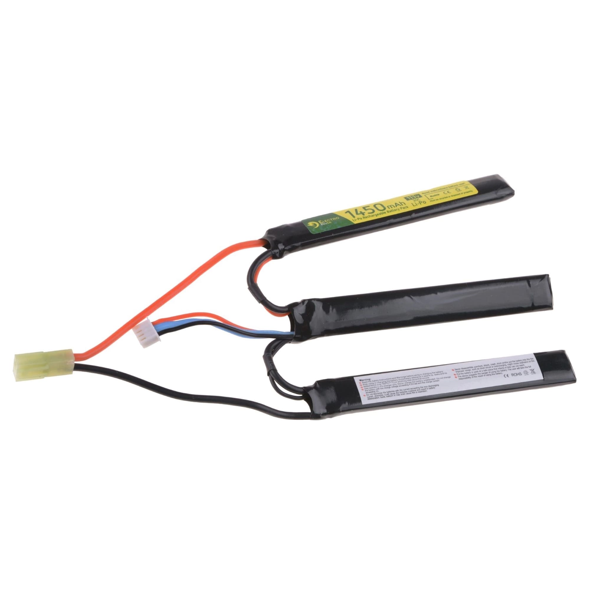 Акумулятор ASG Electro River Li-Po 11,1V 1450mAh 30C - тримодульний