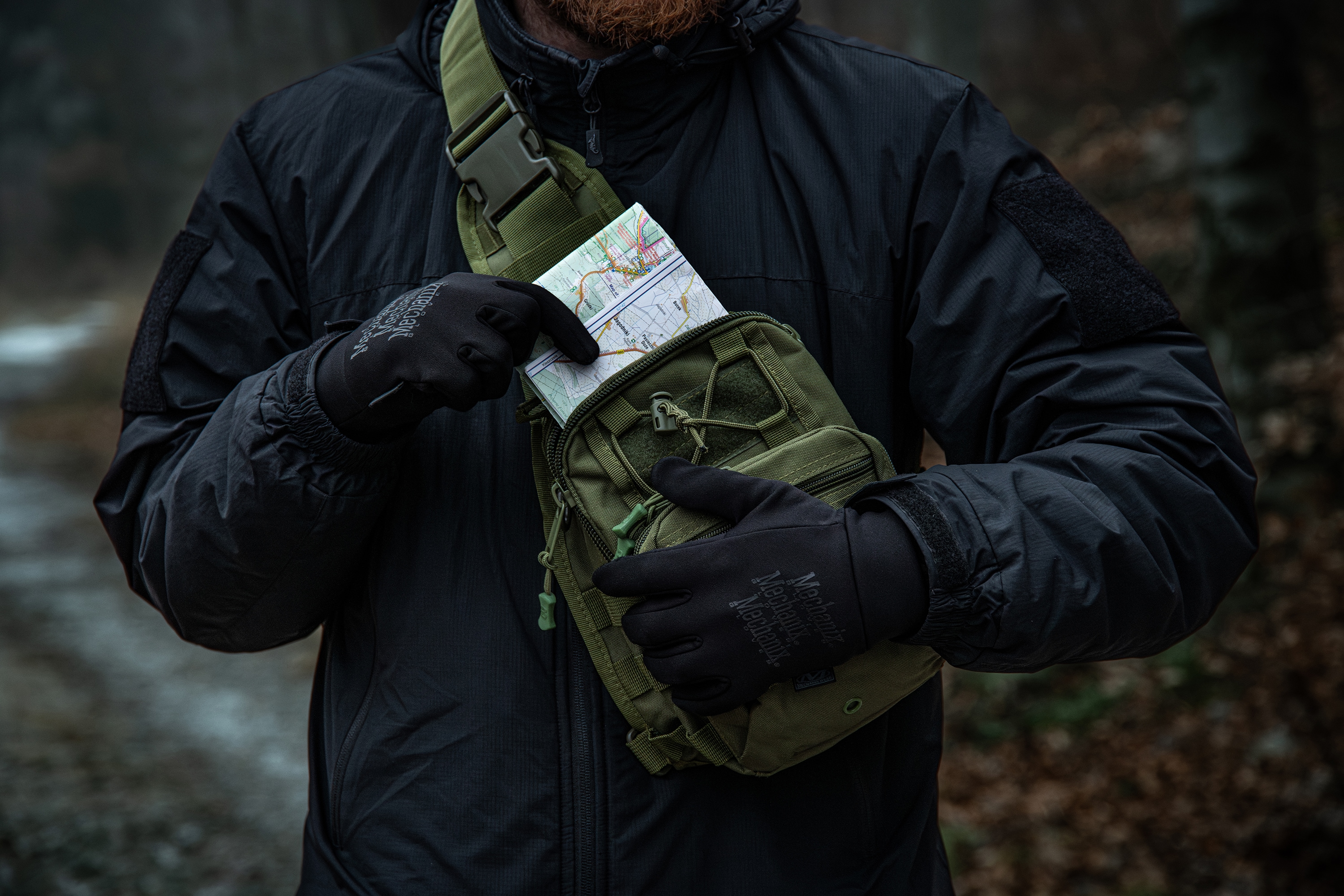 Torba Badger Outdoor Sling Tactical 10 l - Olive