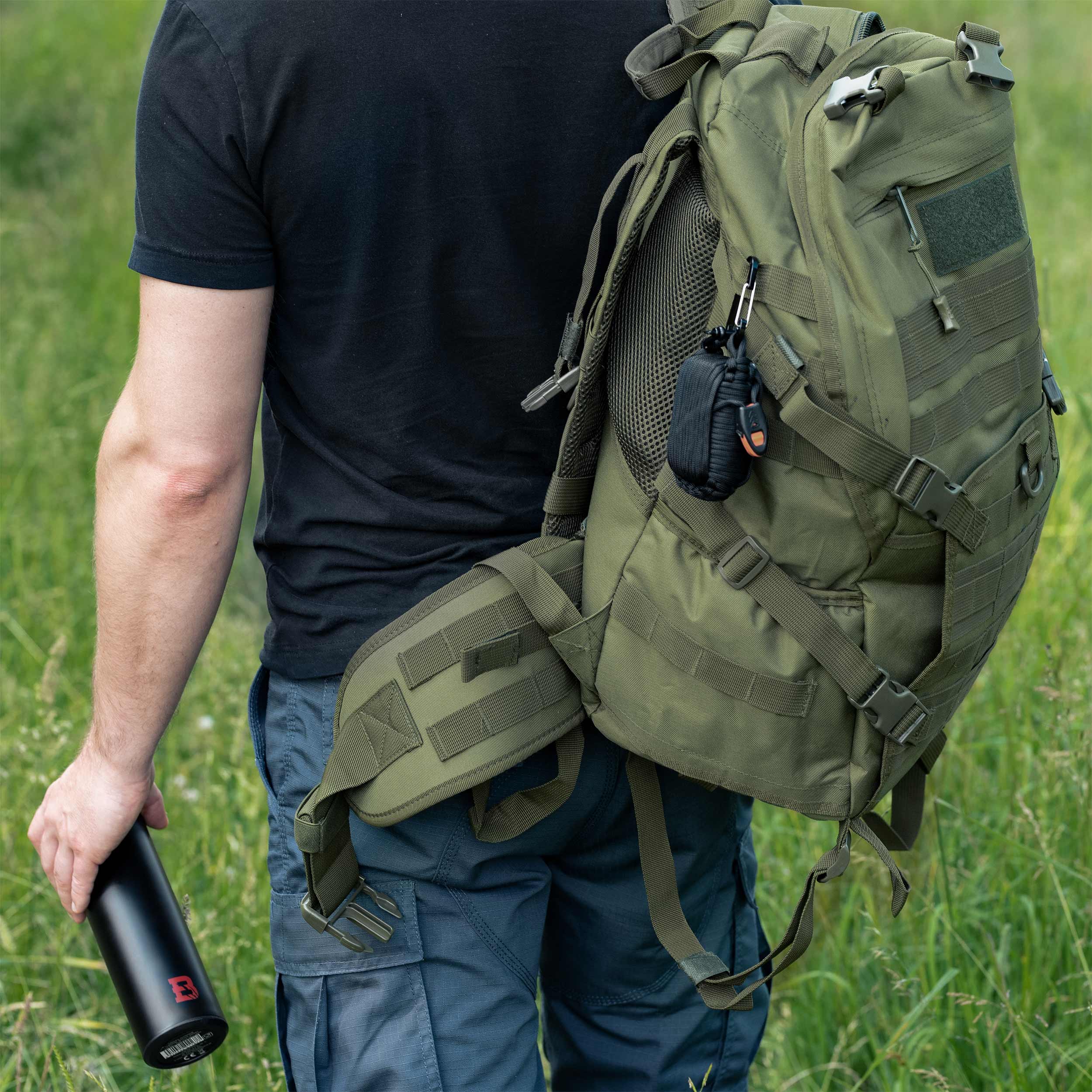 Plecak Badger Outdoor Gunny 30 l Olive z noszakiem na hełm