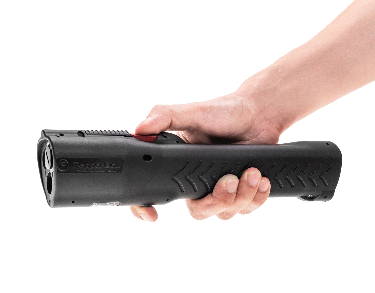 Latarka PepperBall S2 FlashLauncher z wyrzutnią kul gumowych i pieprzowych