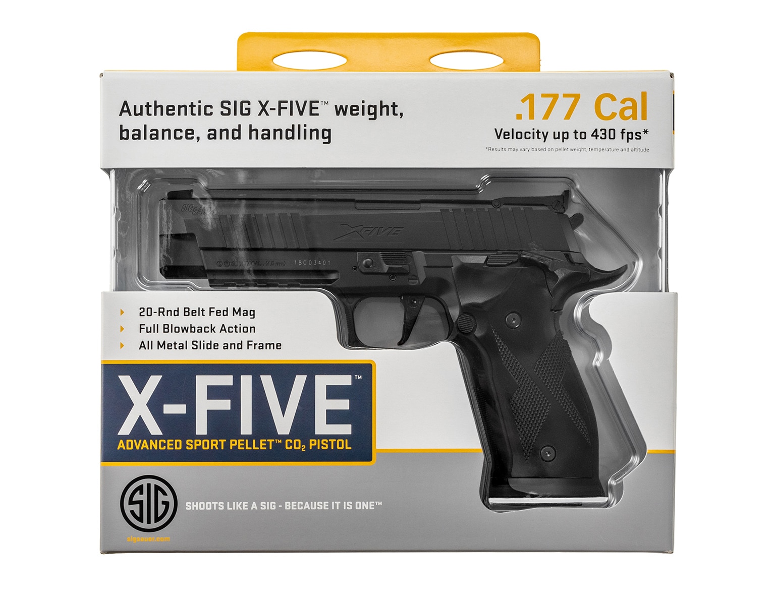 Wiatrówka Sig Sauer P226 X-Five 4,5 mm Black