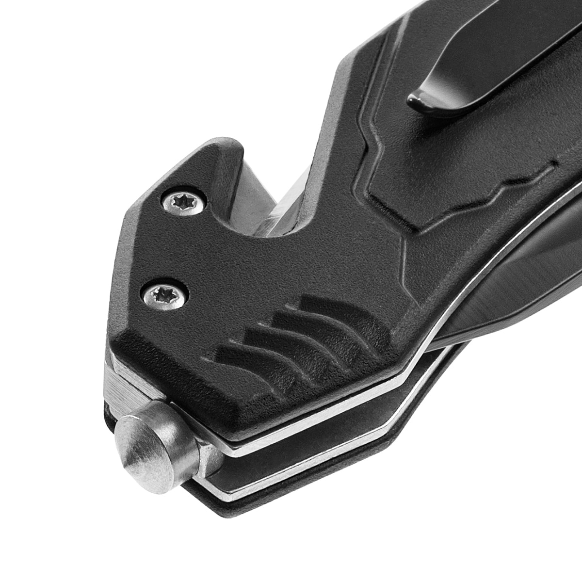 Mil-Tec Fire Brigade Rescue Folding Knife Black