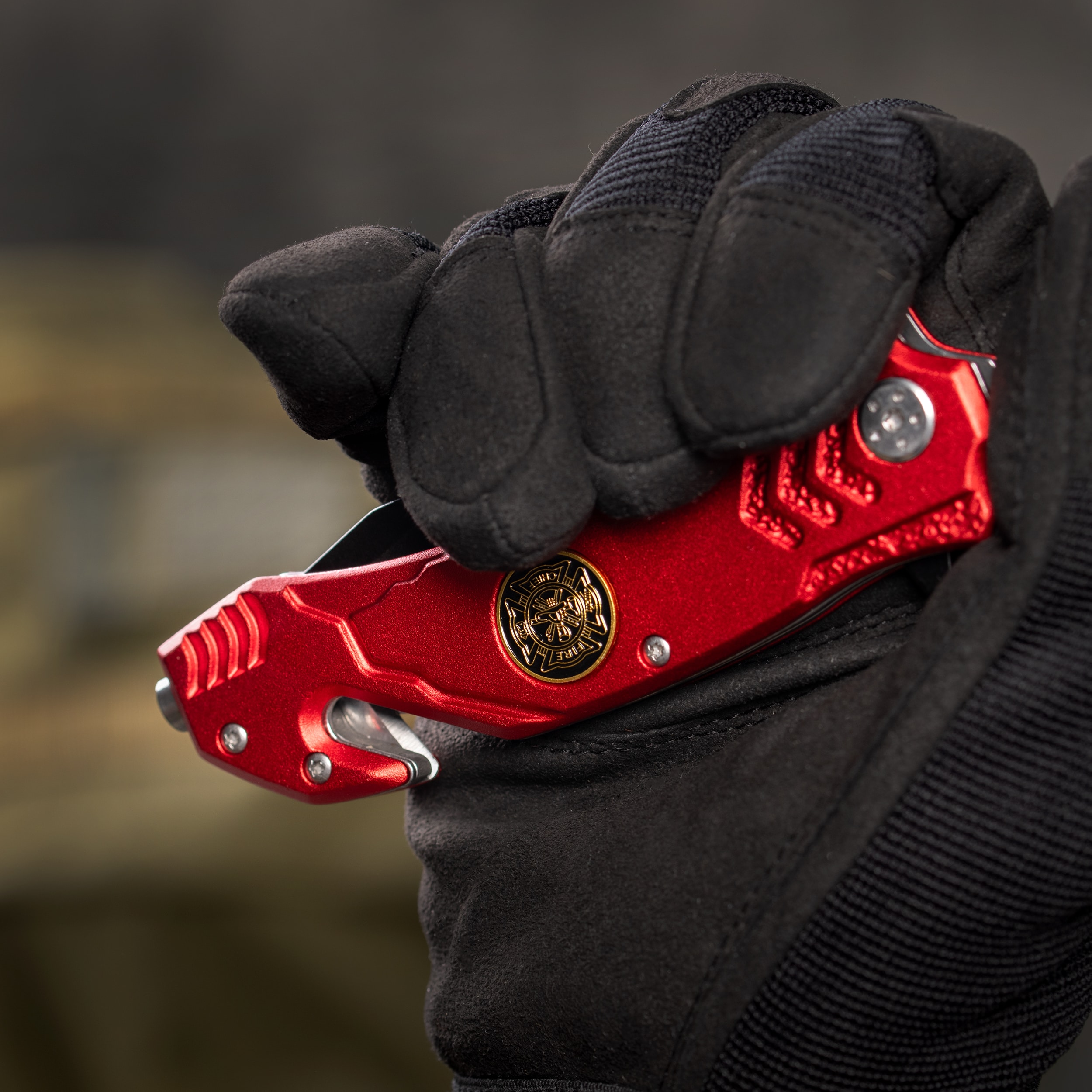 Складаний рятувальний ніж Mil-Tec Fire Brigade Red