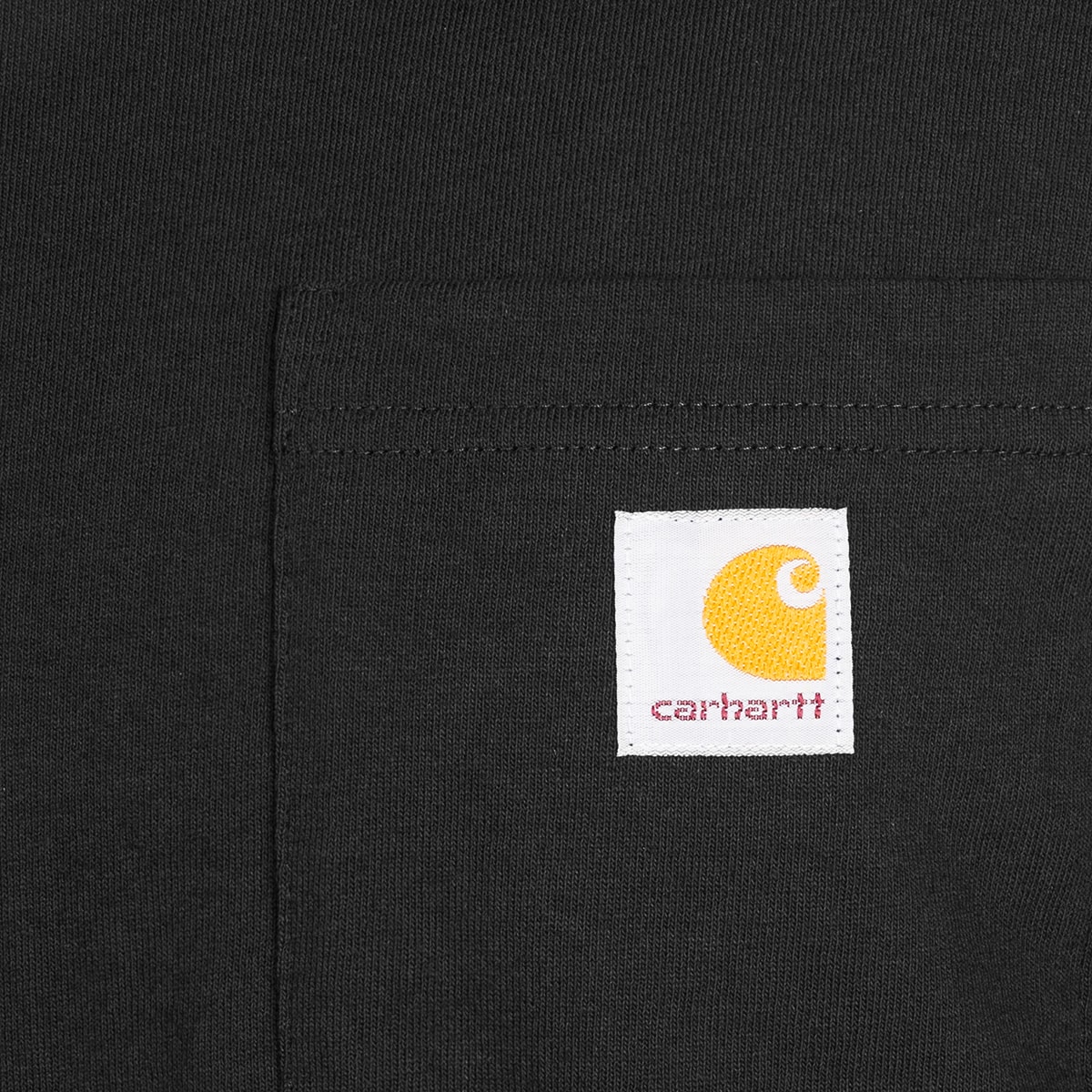 Koszulka Carhartt Heavyweight Longsleeve Pocket - Black