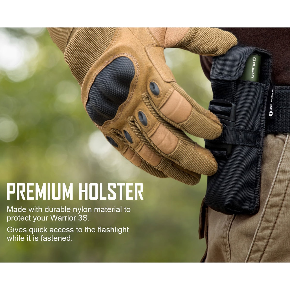 Ліхтарик Olight Warrior 3S OD Green - 2300 люменів