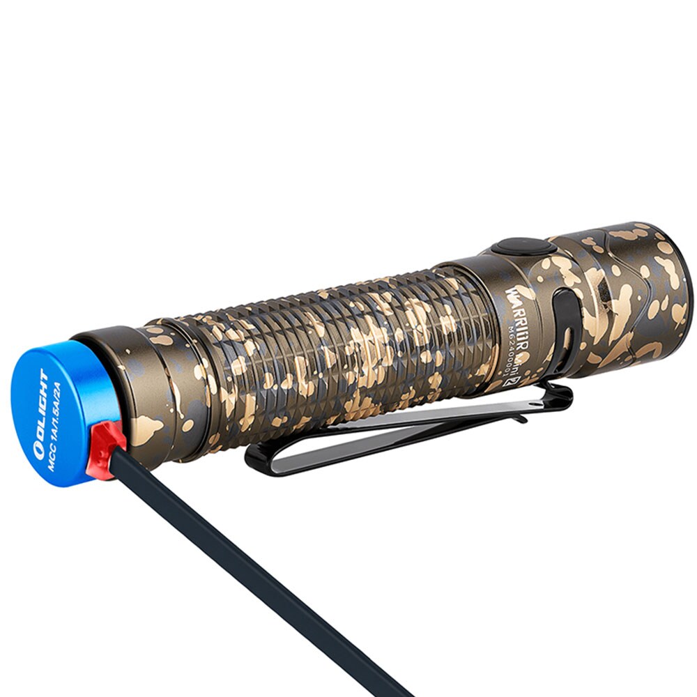 Latarka taktyczna Olight Warrior Mini 2 Desert Camouflage - 1750 lumenów