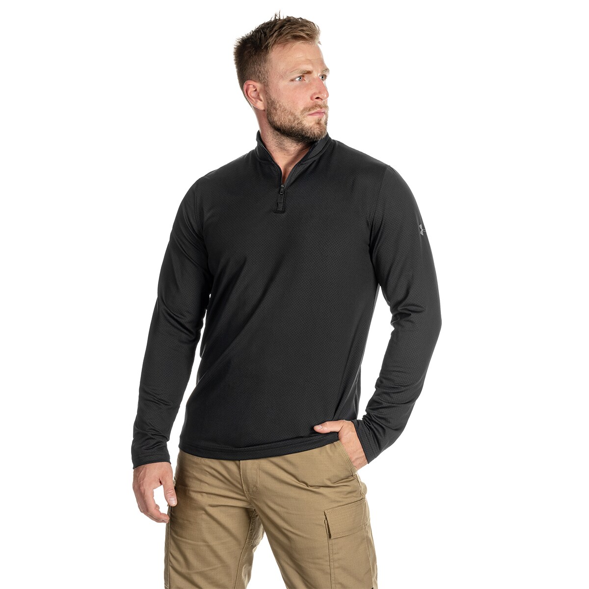Світшот Under Armour Lightweight 1/4 Zip Sweatshirt - Black