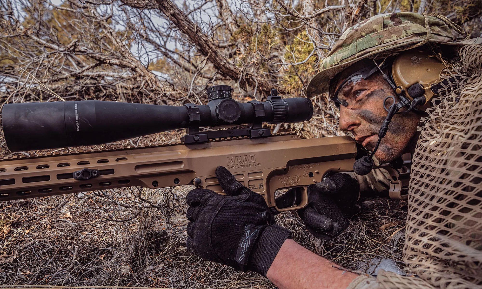 Тактичні окуляри Wiley X Valor 2.5 Set 3in1 - Matte Black