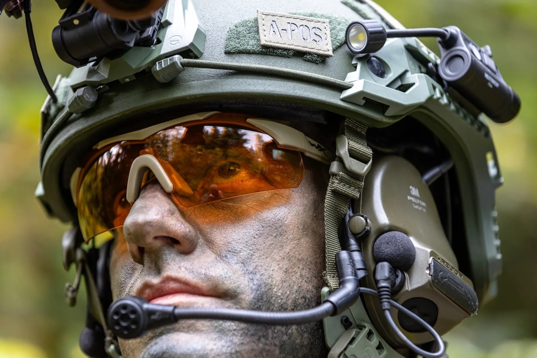 Okulary taktyczne Wiley X Vapor Comm 2.5 Set 3in1 - Matte Tan