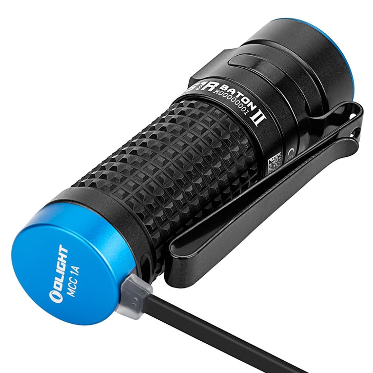 Latarka akumulatorowa Olight S1R II Baton Black - 1000 lumenów