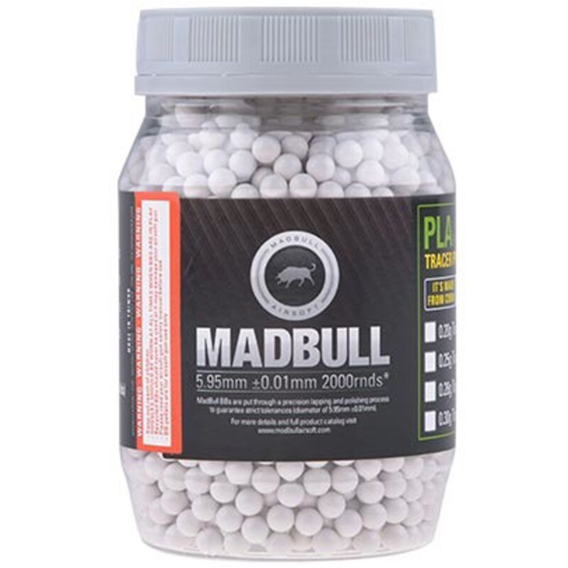 Kulki ASG MadBull Heavy 0,40 g 2000 szt. - White