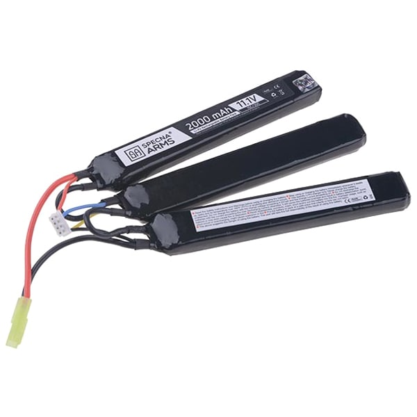 Акумулятор ASG Specna Arms Li-Po 11,1V 2000mAh 15/30C - трьохсекційний