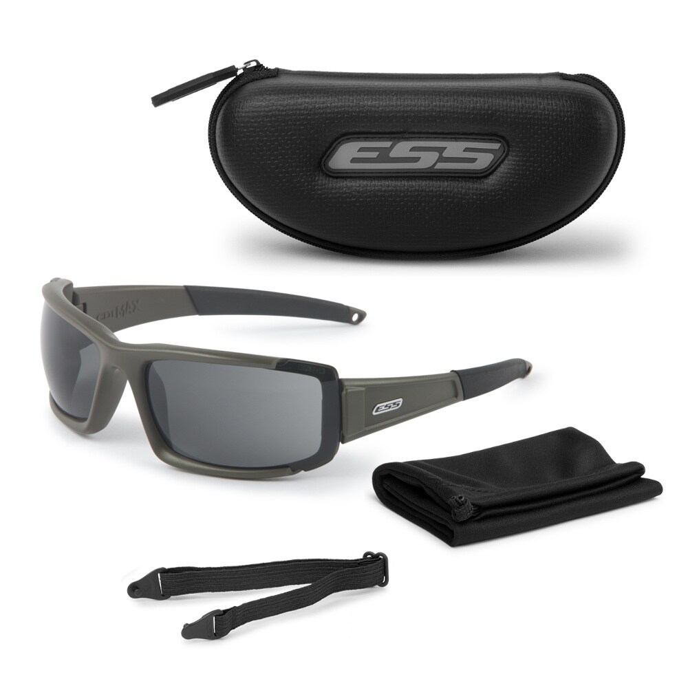 Okulary taktyczne ESS CDI MAX Matte Olive/Smoke Gray