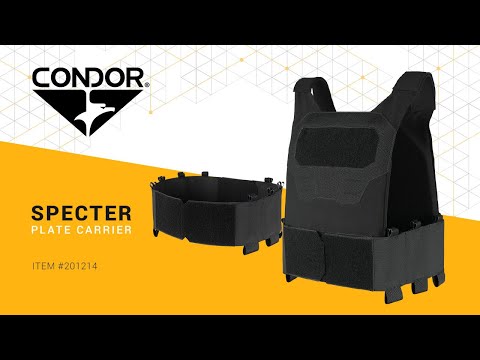 Kamizelka taktyczna Condor Specter Plate Carrier - Czarny