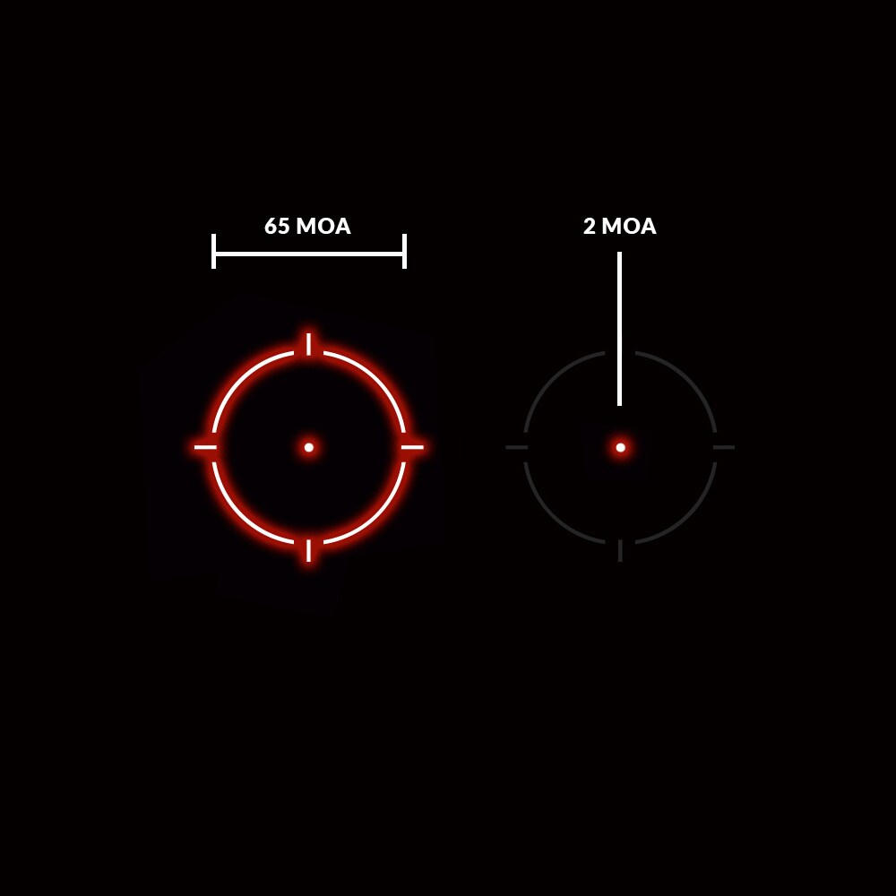 Kolimator Holosun AEMS-221301 Red Dot - montaż 1/3 Co-Witness