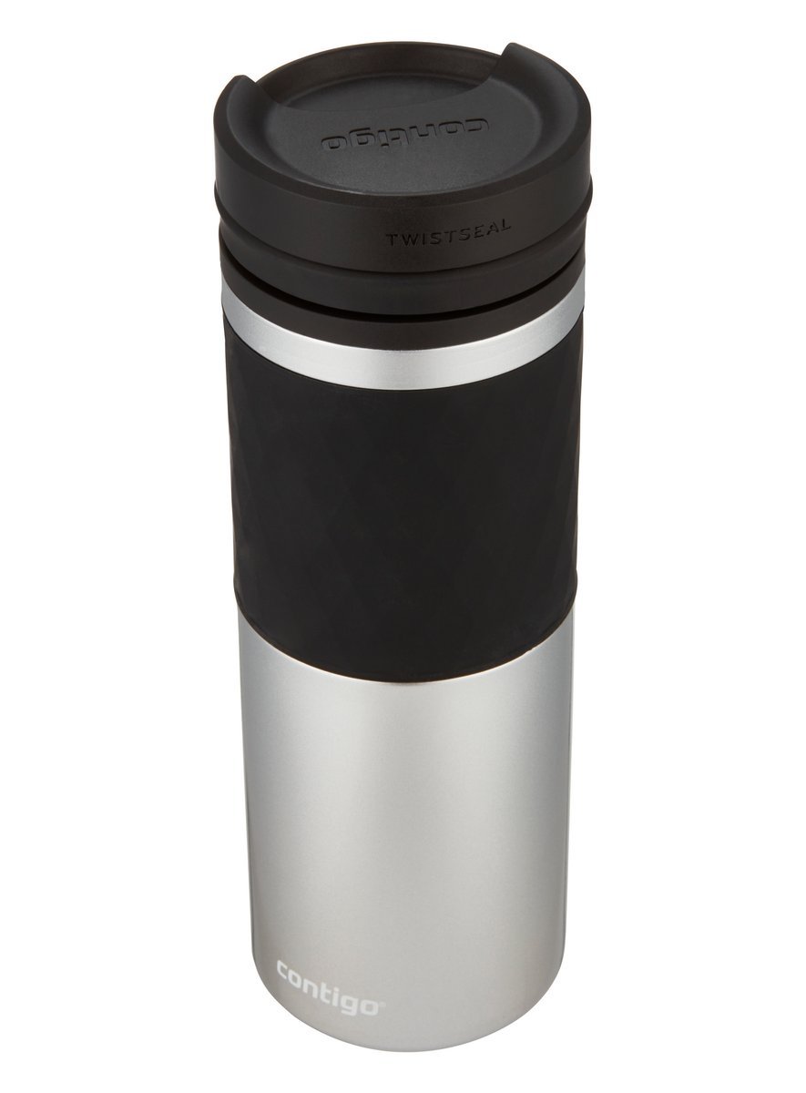 Kubek termiczny Contigo Glaze 470 ml - Srebrny 
