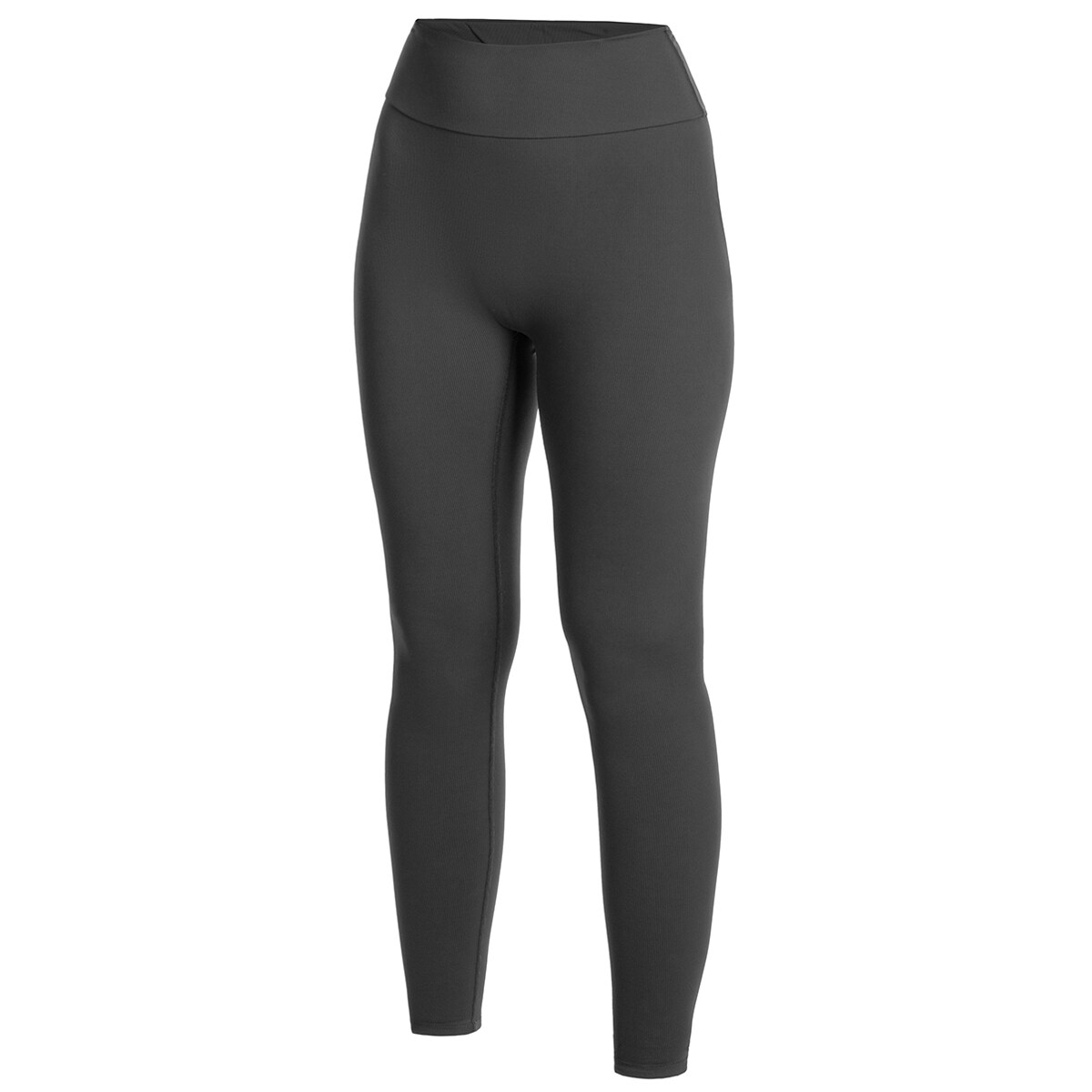 Legginsy treningowe damskie Military Gym Wear Rib Seamless - Hybrid Gray
