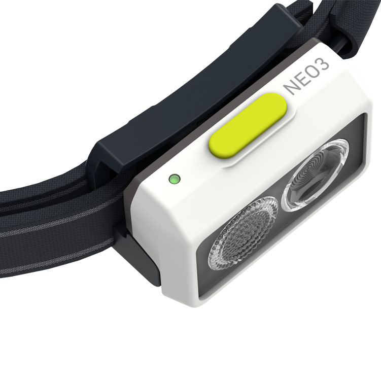 Налобний ліхтарик Ledlenser Neo 3 White/Lime - 400 люменів