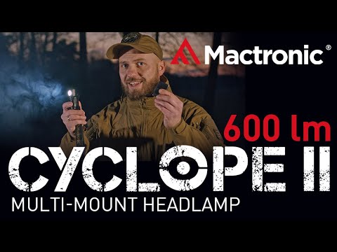 Налобний і кутовий ліхтар Mactronic Cyclope II - 600 люмен
