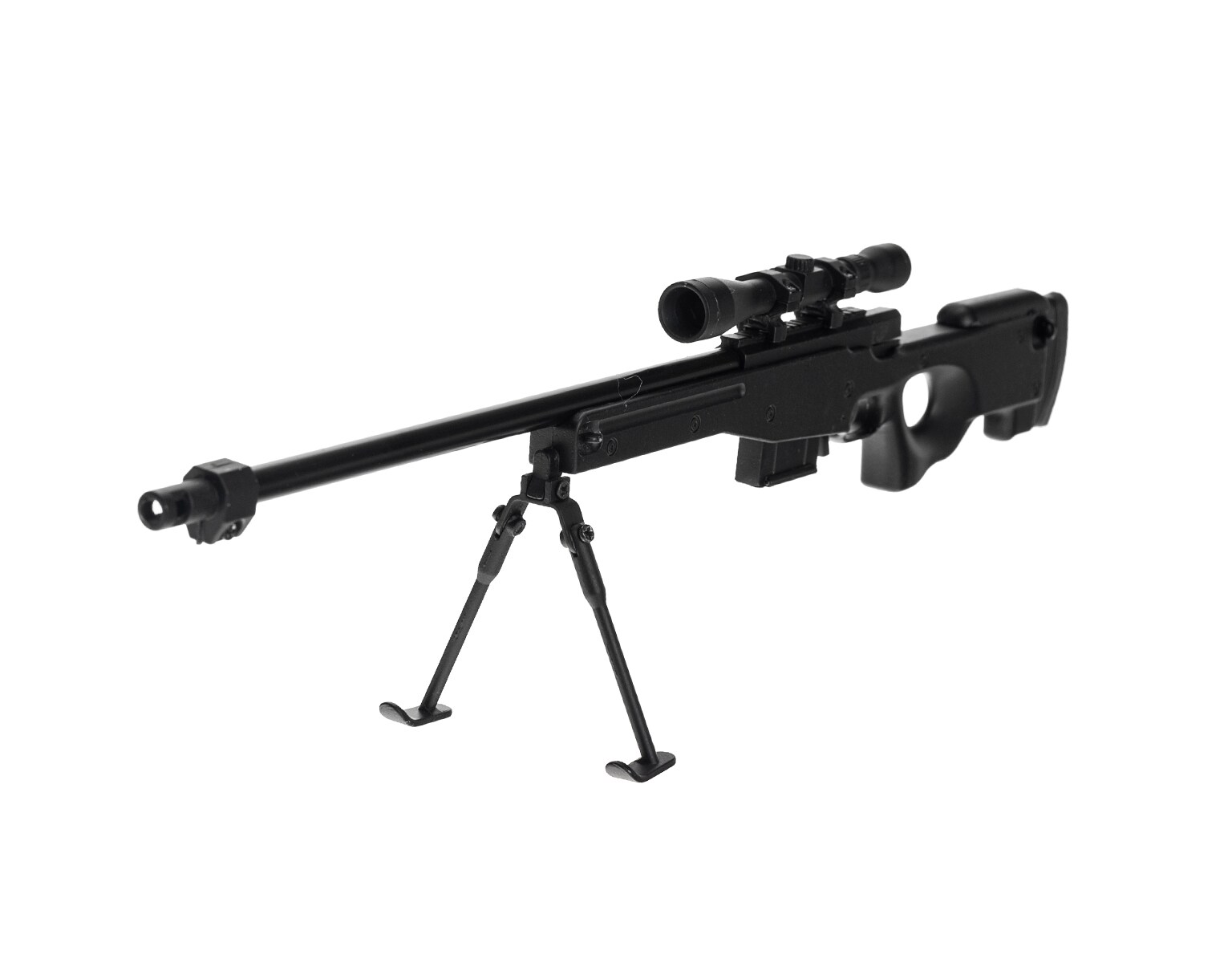 Karabin snajperski Swiss Arms L96 Black - miniatura 1:4