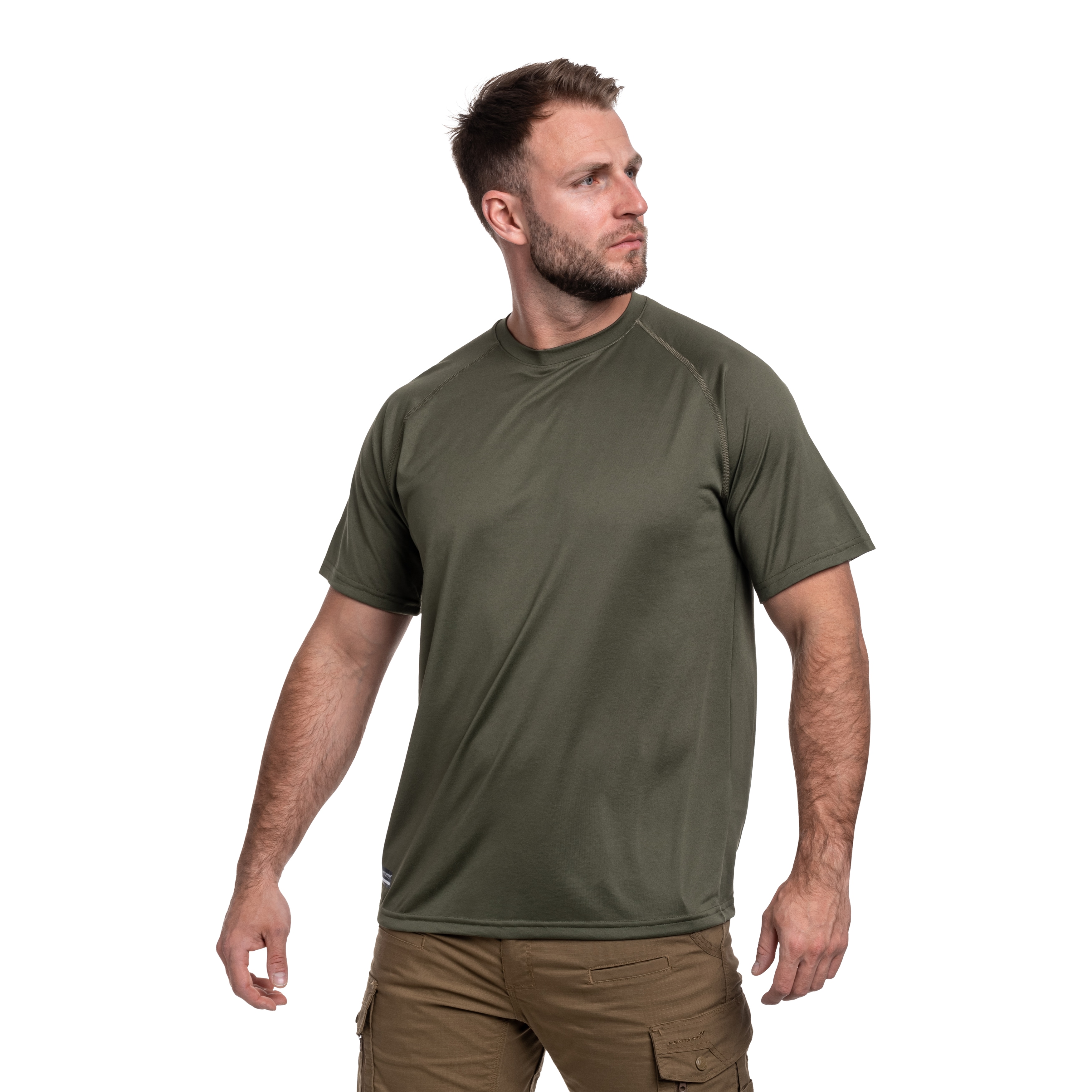 Koszulka termoaktywna Under Armour Tactical Tech Tee - Marine OD Green