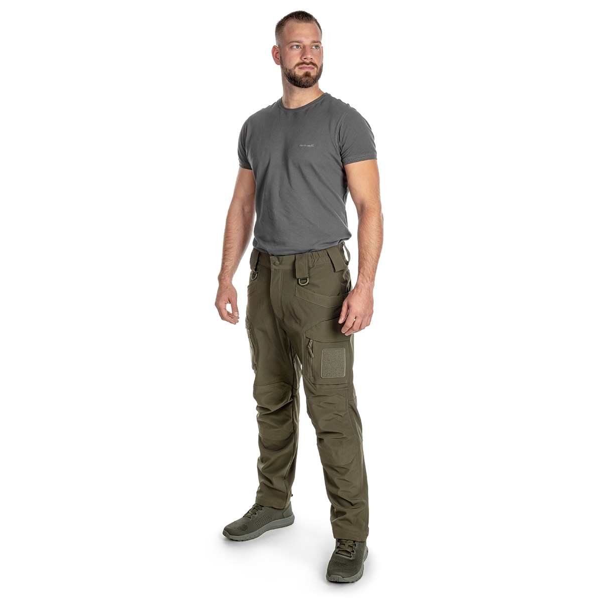 Spodnie Mil-Tec Softshell Assault Waterproof - Ranger Green