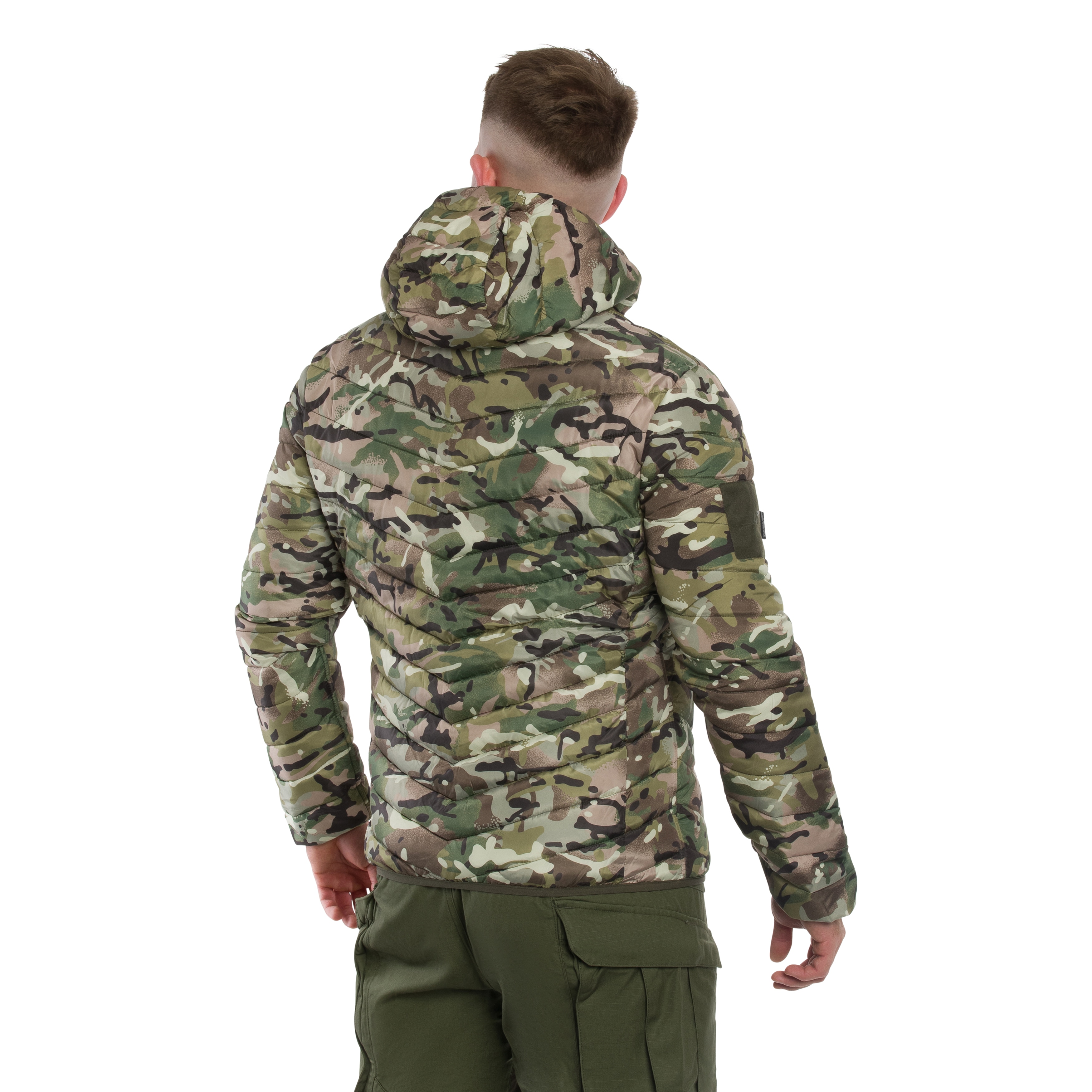Kurtka puchowa dwustronna Texar Reverse - Olive/Arid MC Camo
