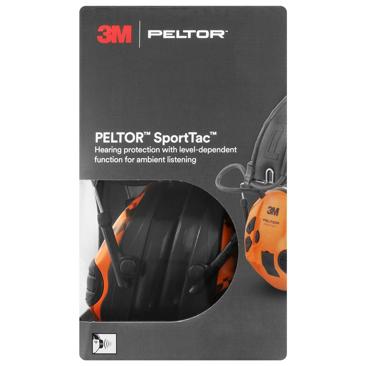 Ochronniki słuchu aktywne 3M Peltor SportTac - Camo 