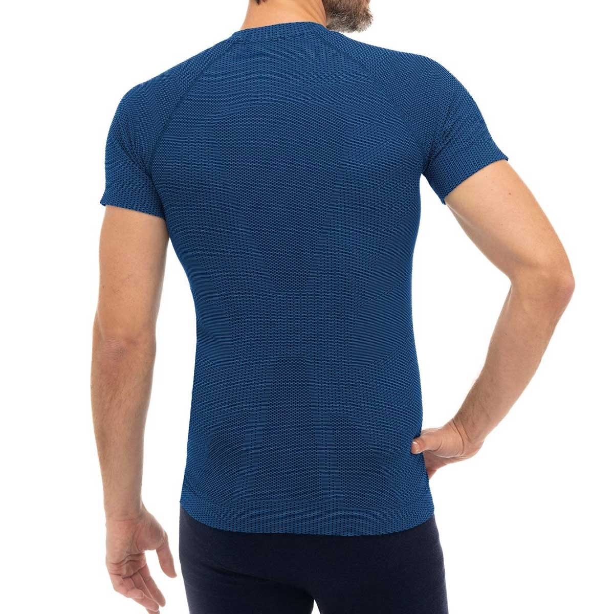 Koszulka termoaktywna Brubeck 3D Pro Short Sleeve - Ciemnoniebieska
