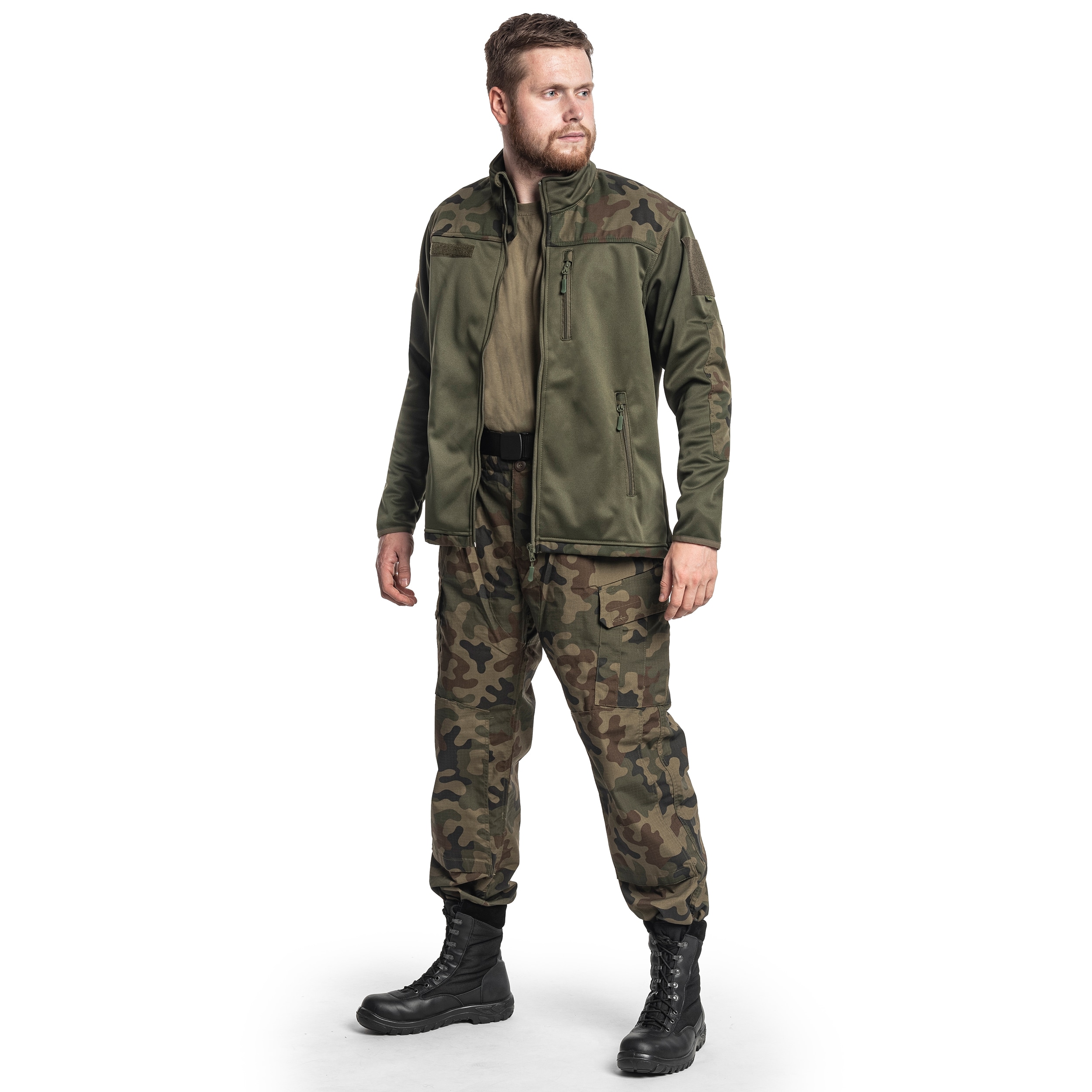 Куртка Maskpol Softshell SPM-01 - wz.93 Pantera PL Woodland