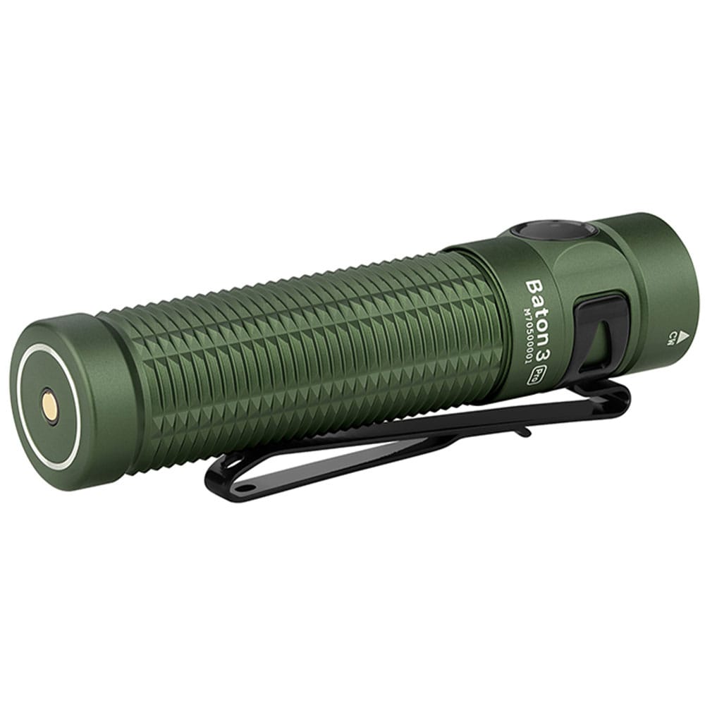 Latarka akumulatorowa Olight Baton 3 Pro Cool White OD Green - 1500 lumenów