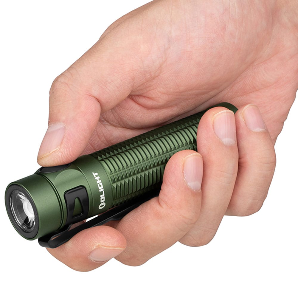 Latarka akumulatorowa Olight Baton 3 Pro Cool White OD Green - 1500 lumenów