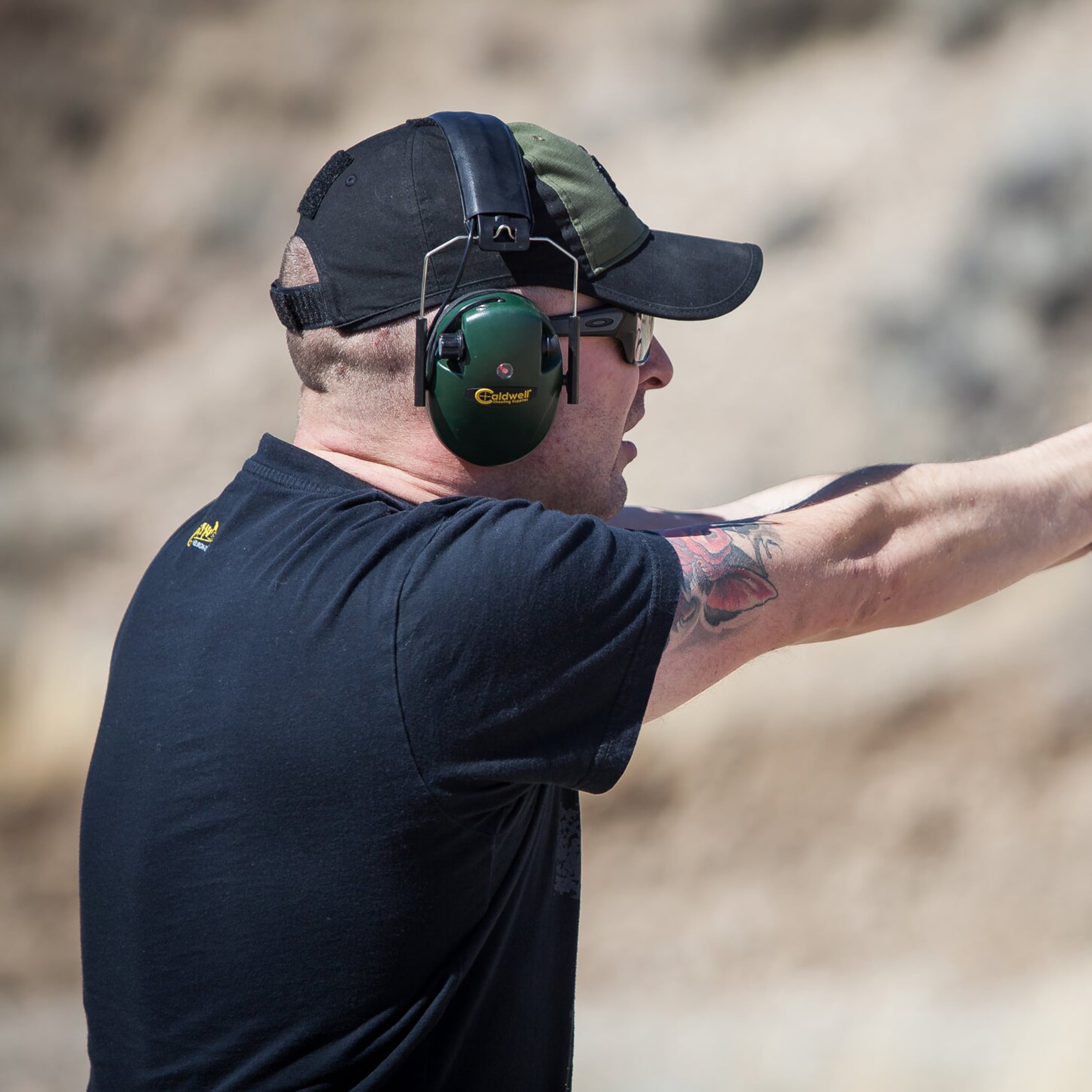 Czapka z daszkiem Helikon-Tex Logo Cap PolyCotton Rip-Stop - Black/Olive Green