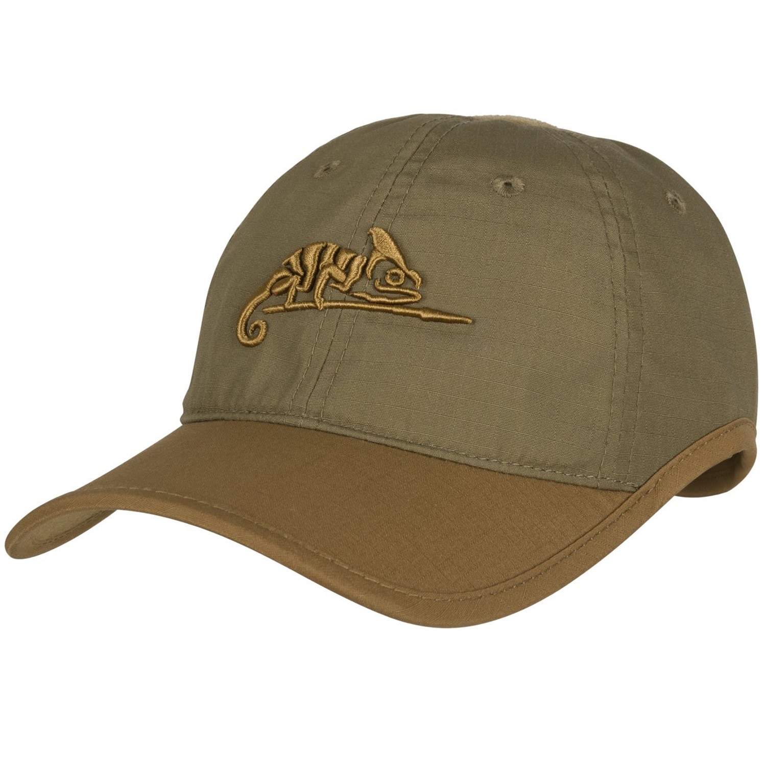 Czapka z daszkiem Helikon-Tex Logo Cap PolyCotton Rip-Stop - Adaptive Green/Coyote