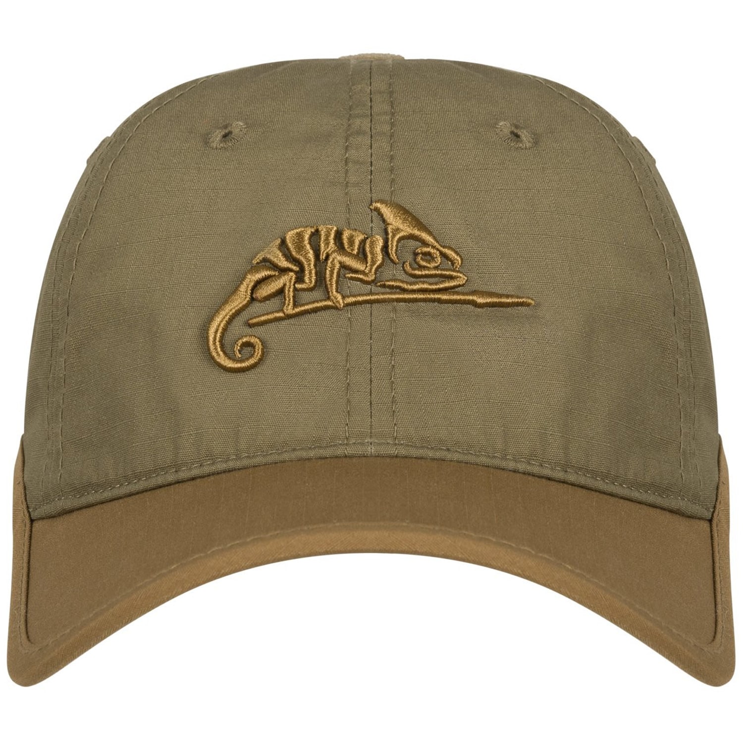 Czapka z daszkiem Helikon-Tex Logo Cap PolyCotton Rip-Stop - Adaptive Green/Coyote