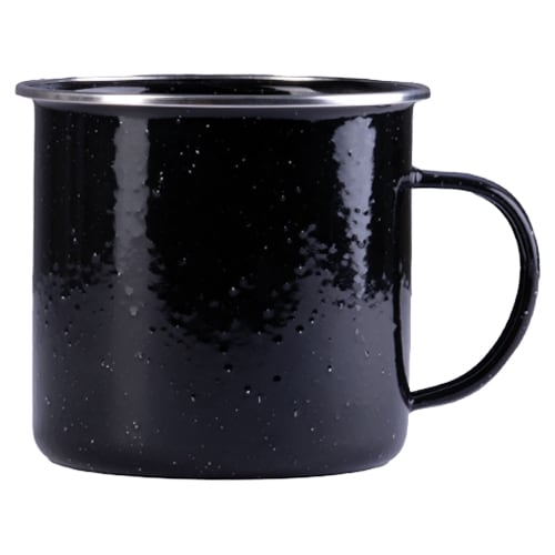 Kubek stalowy Mil-Tec Western 350 ml - Black