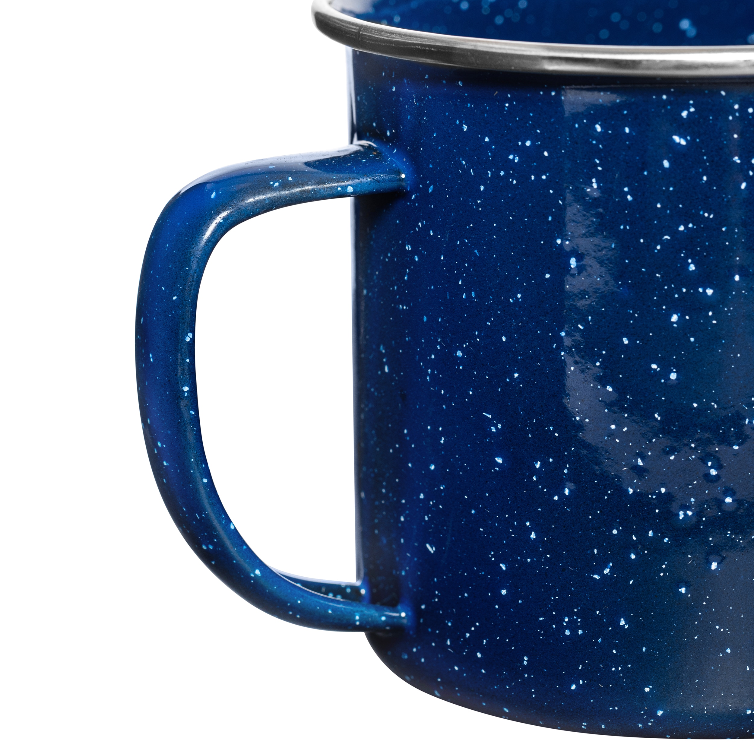 Kubek stalowy Mil-Tec Western 350 ml - Blue