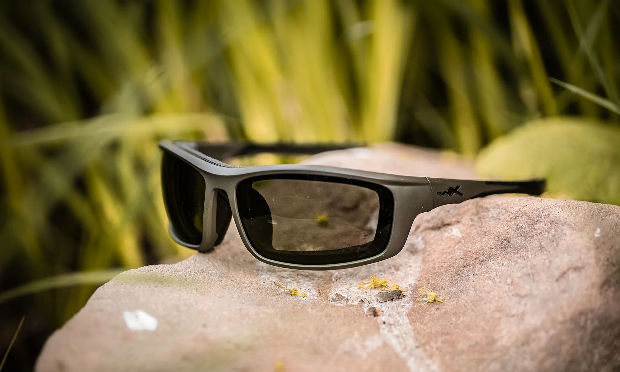 Okulary taktyczne Wiley X Grid - Captivate Polarized Grey/Matte Utility Green