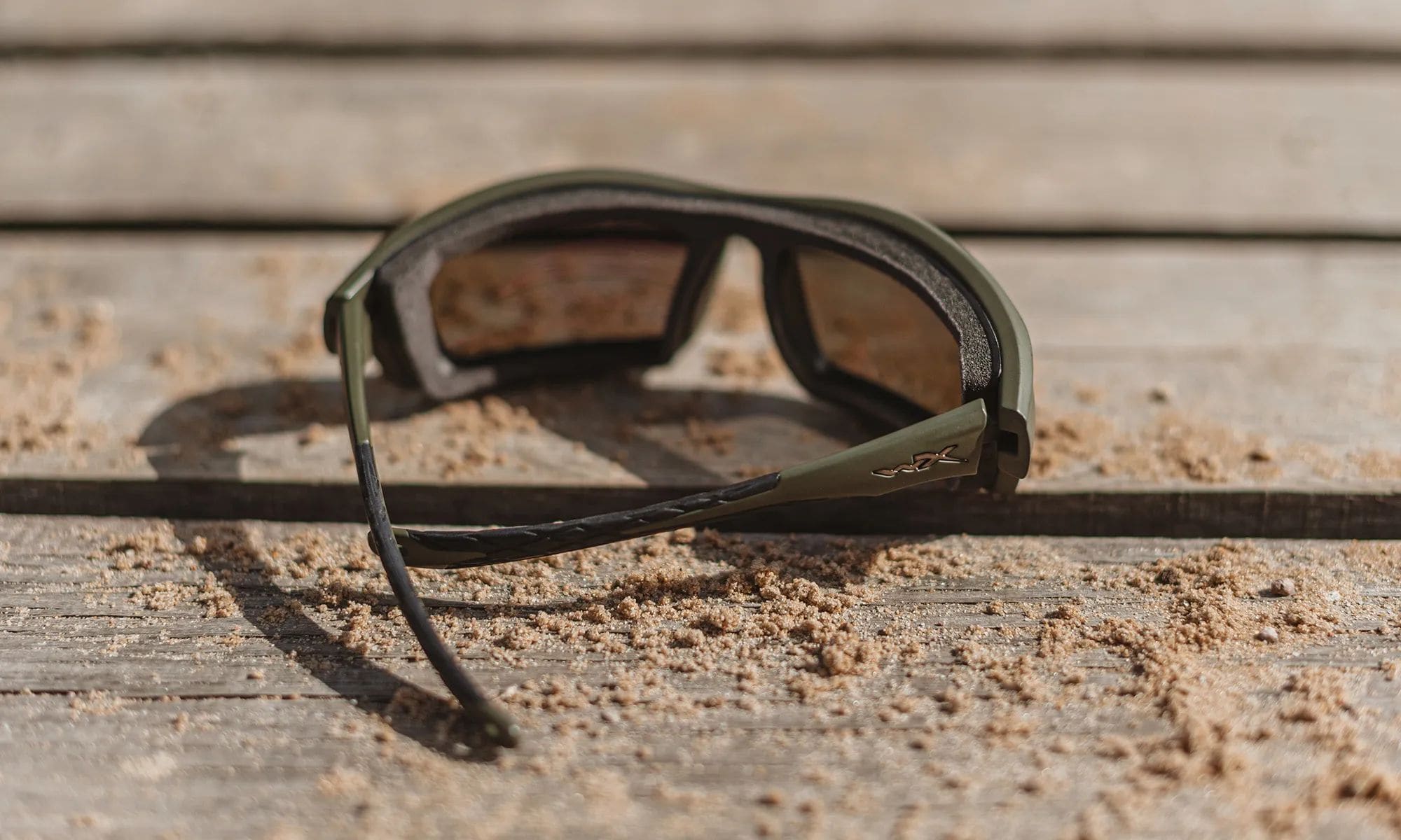 Okulary taktyczne Wiley X Grid - Captivate Polarized Grey/Matte Utility Green