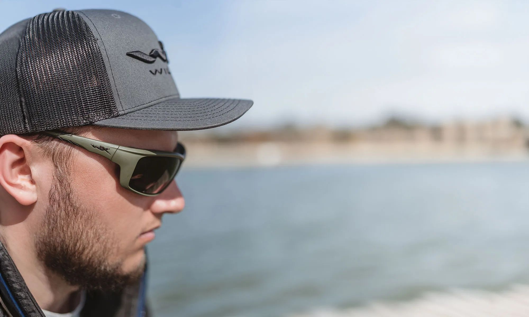 Okulary taktyczne Wiley X Grid - Captivate Polarized Grey/Matte Utility Green