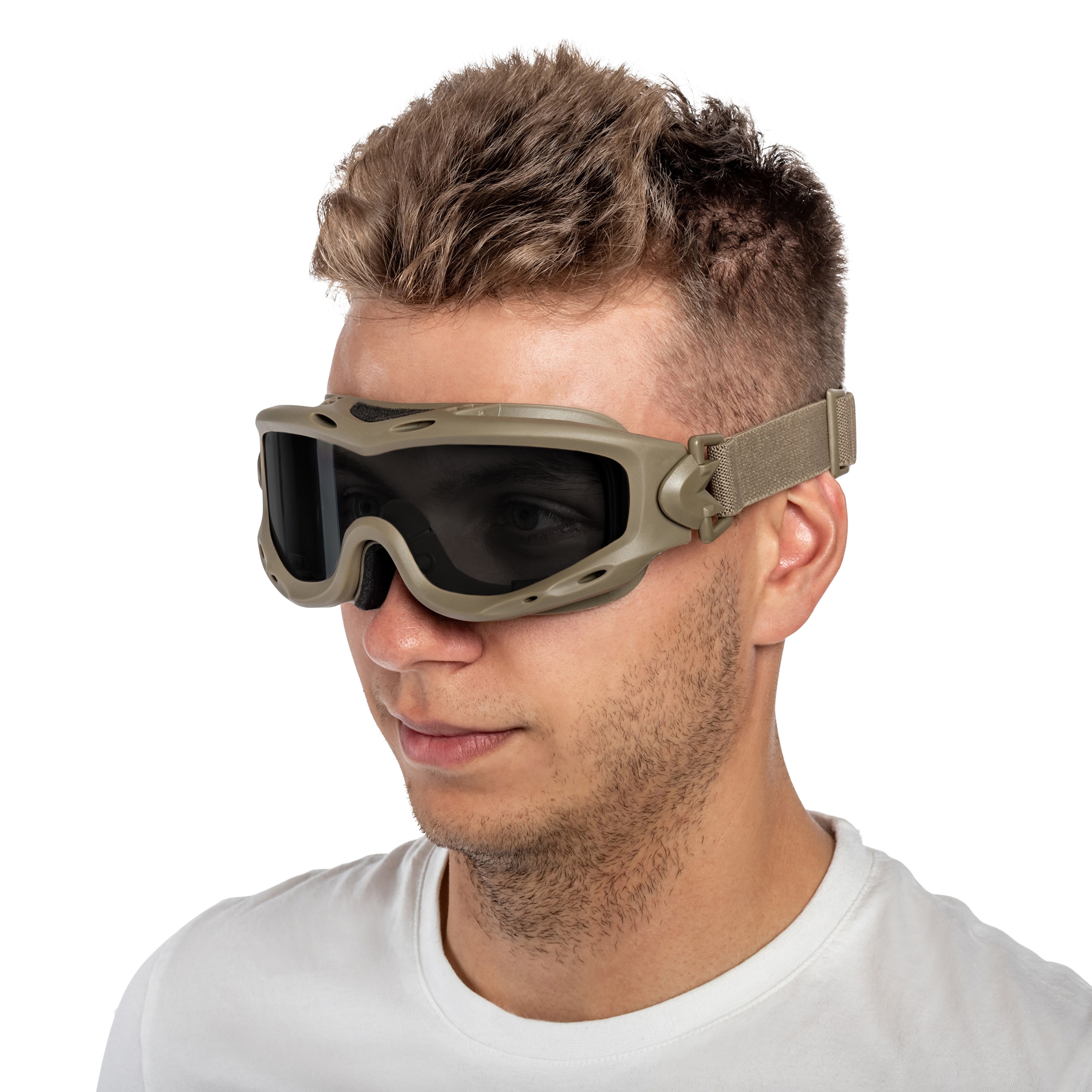 Gogle Wiley X SPEAR Set 3in1 - Matte Tan