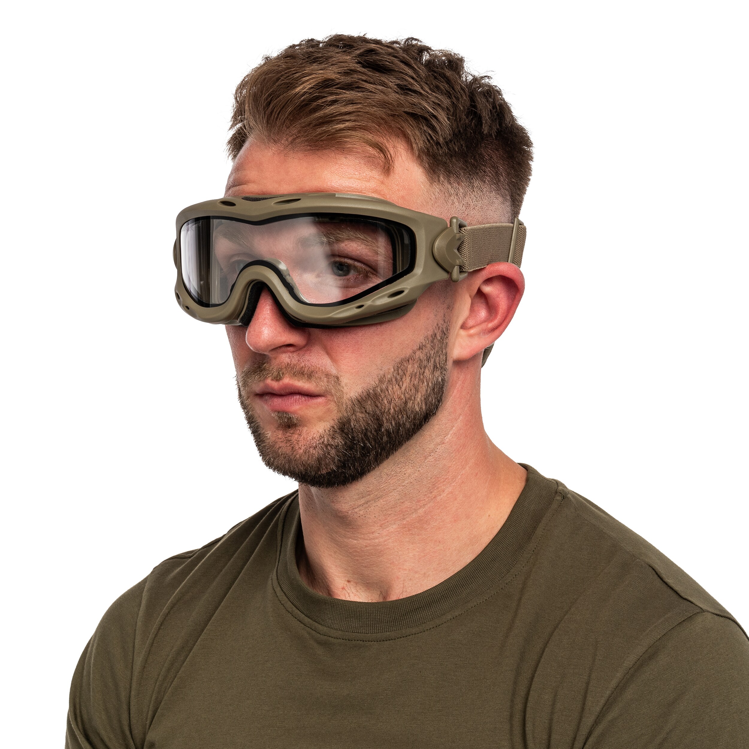 Gogle Wiley X Spear Dual Lens Set 3in1 - Matte Tan