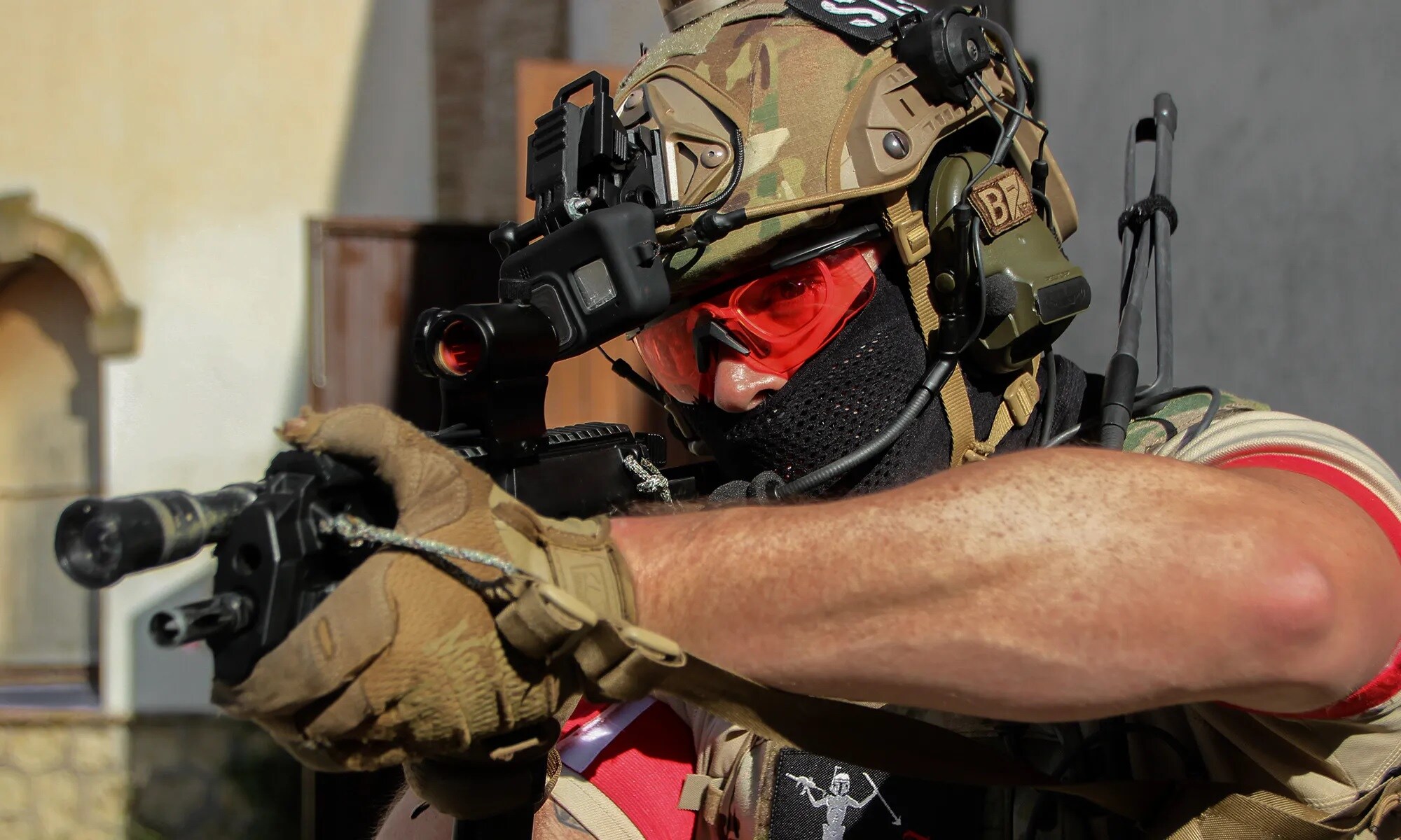 Okulary taktyczne Wiley X Saber Advanced - Vermillion/Matte Black